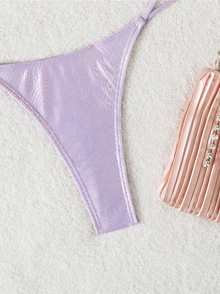 Snake Balconette Bikini Set