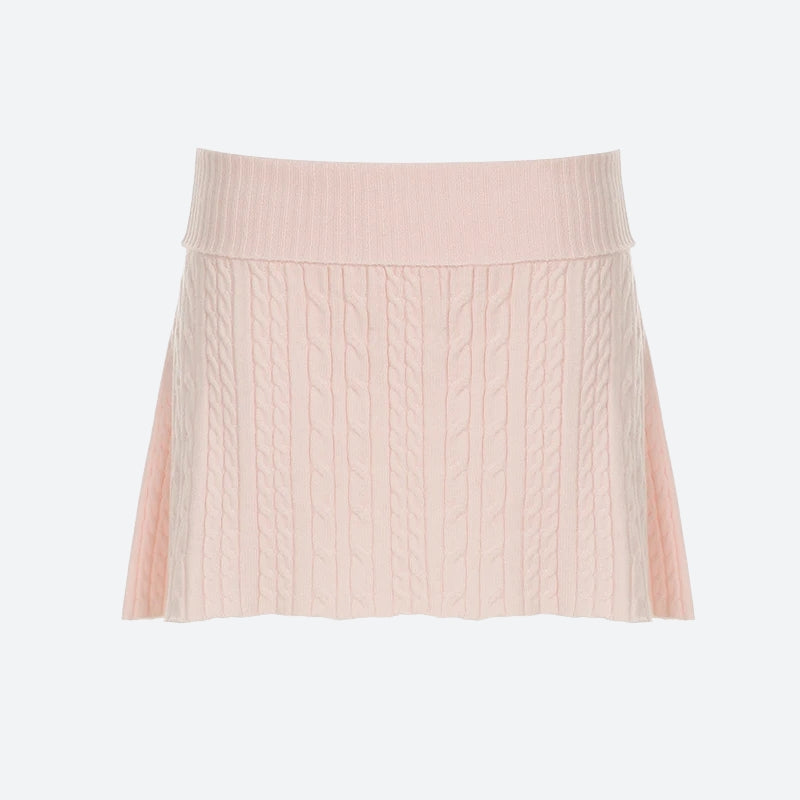 Soft Girl Pink Mini Skirt