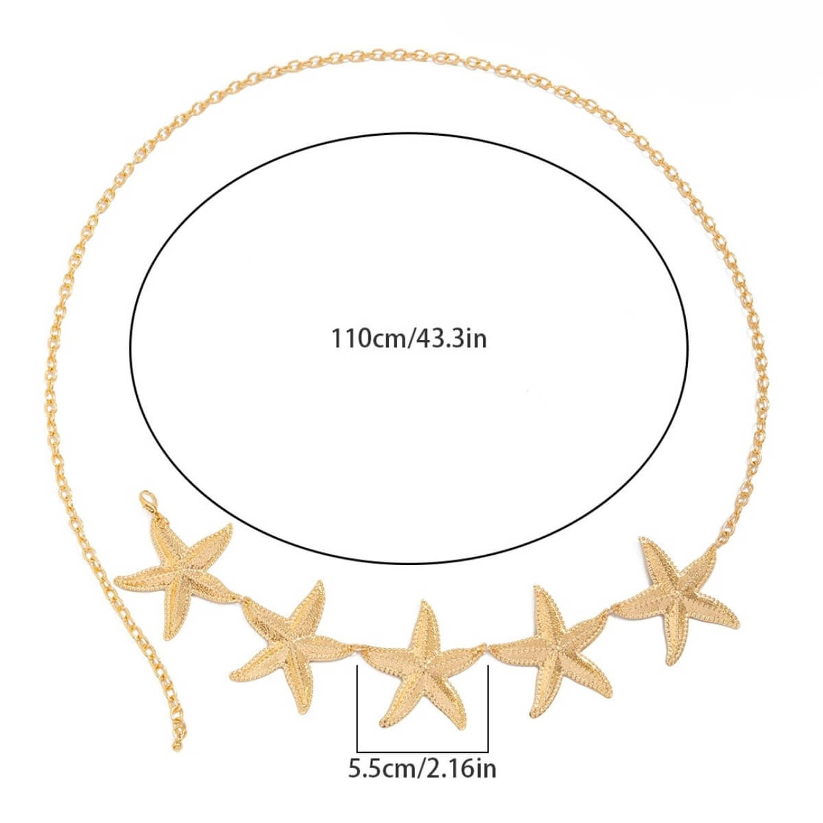 Starfish Belly Chain