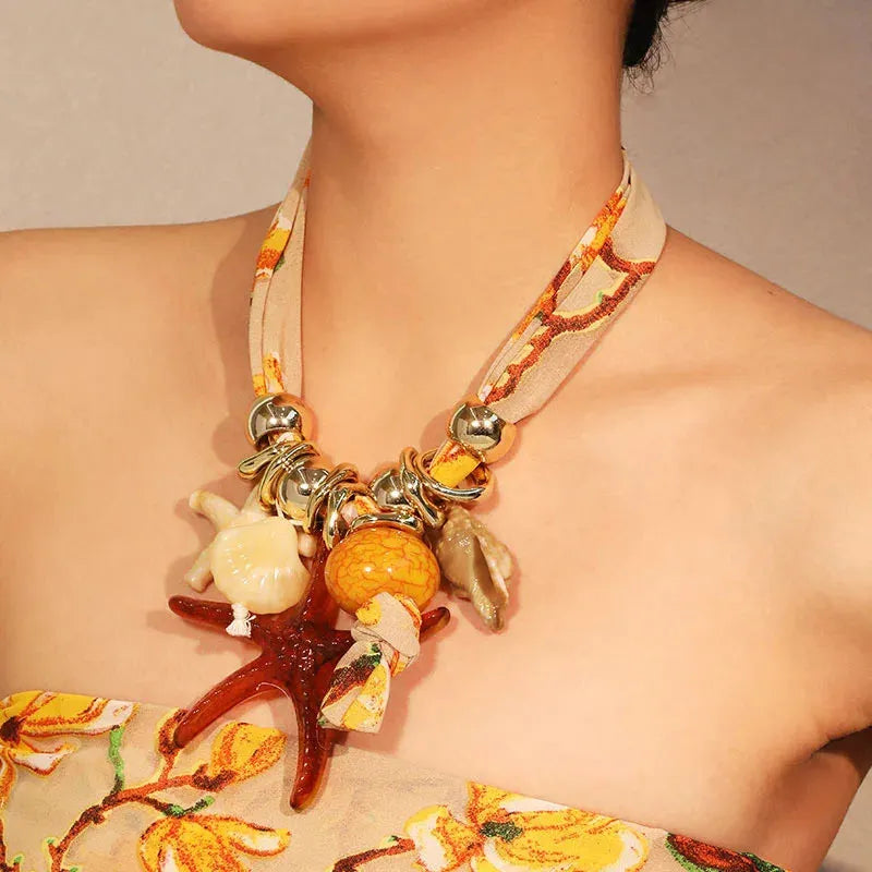 Starfish Charm Necklace