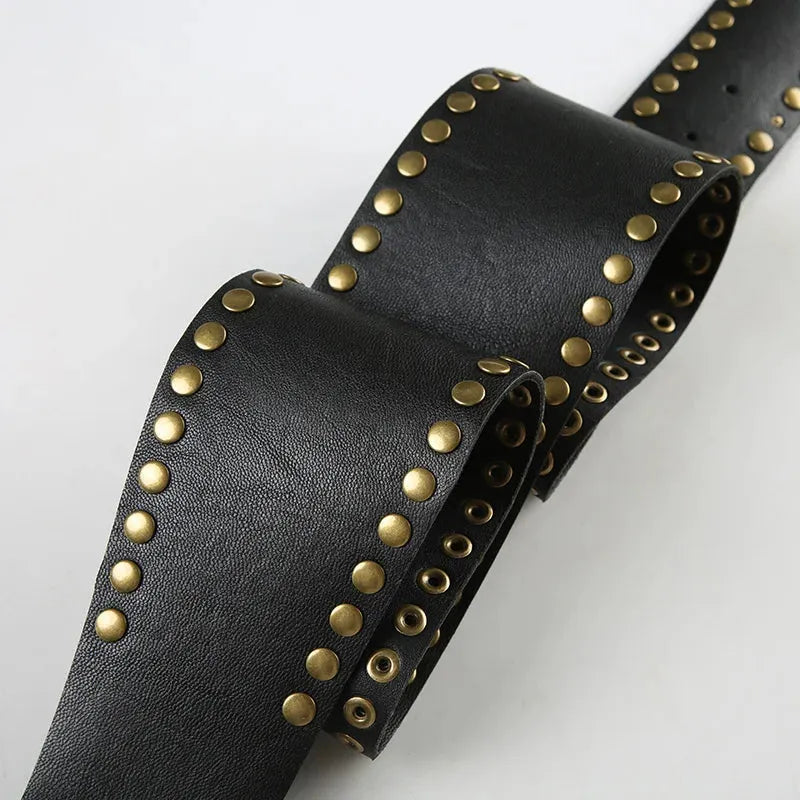 Studded Buckle Belt