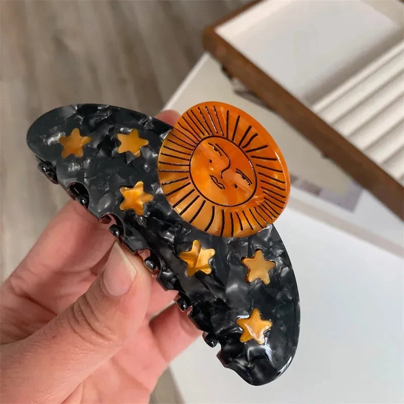 Sun & Stars Hair Claws