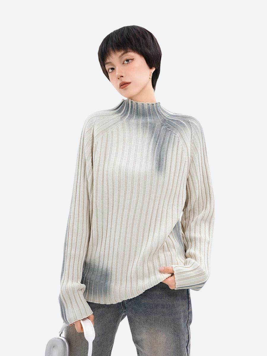 Tie Dye Ribbed Sweater