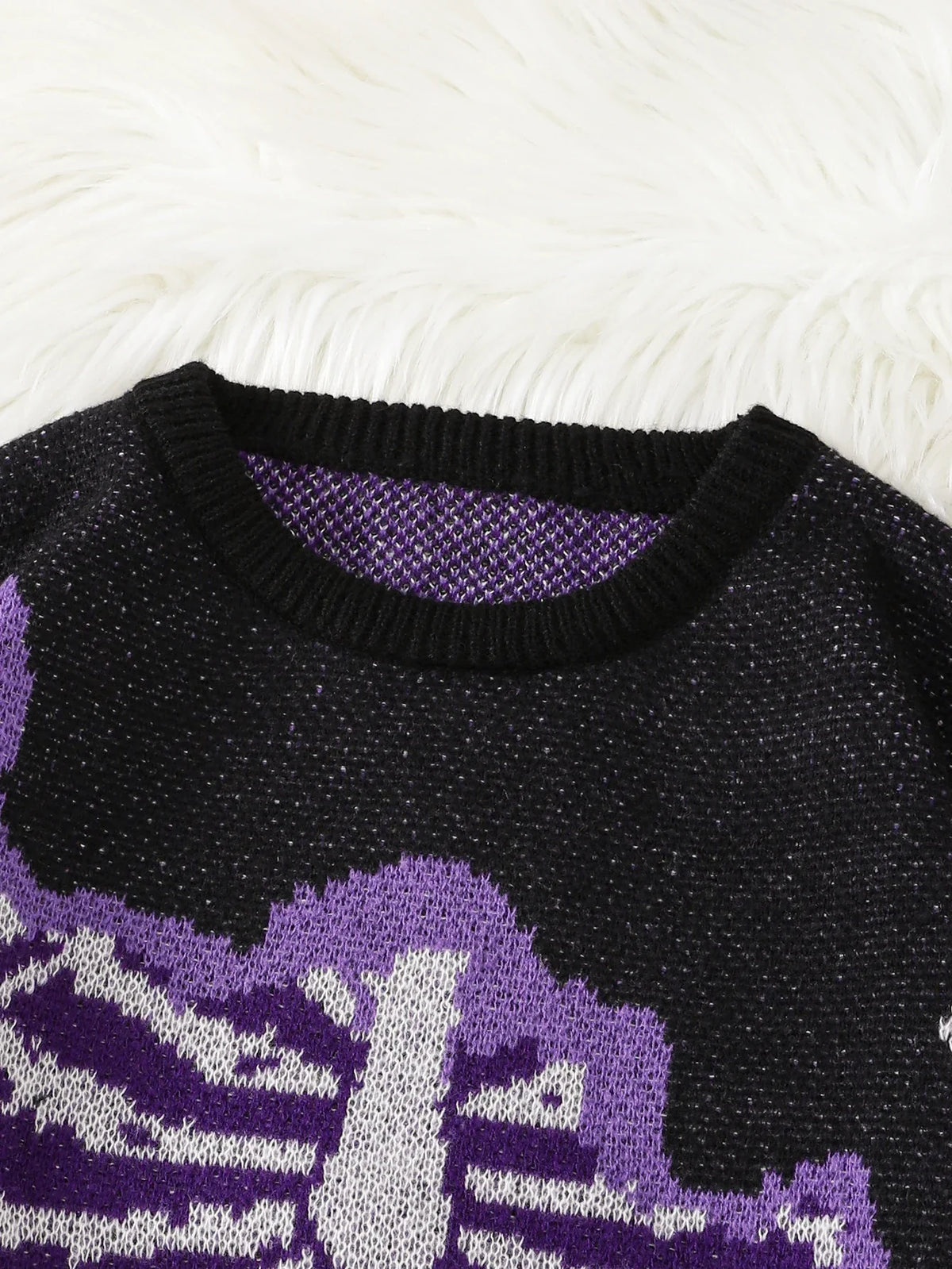 Weirdcore Skeleton Sweater