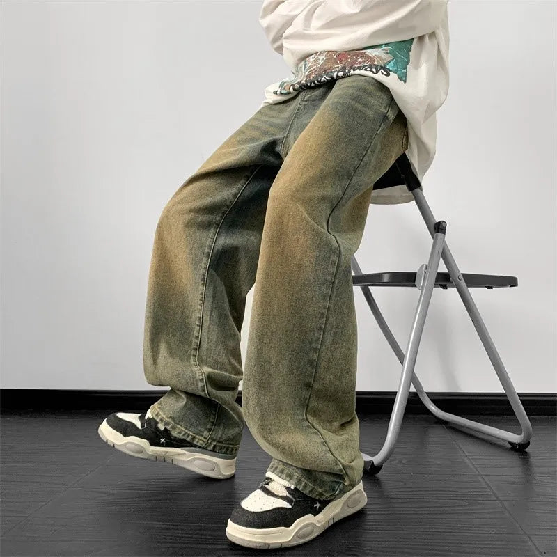 Y2K Baggy Washed Denim Jeans