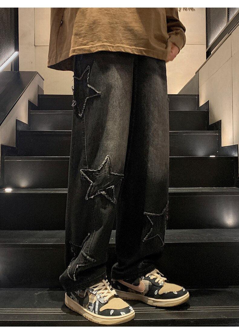 Y2K Embroidered Jeans
