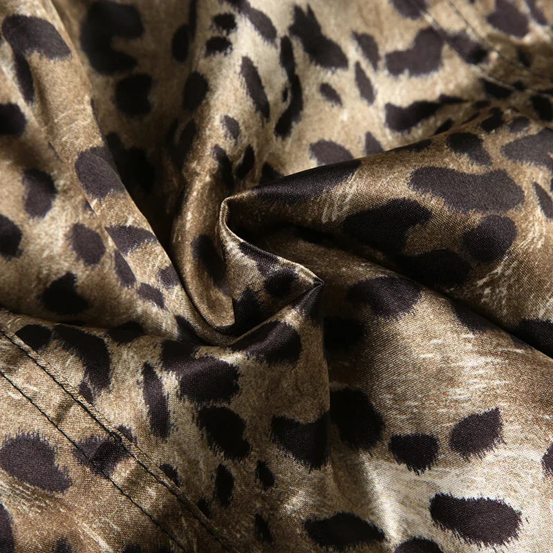 Y2K Leopard Corset Top