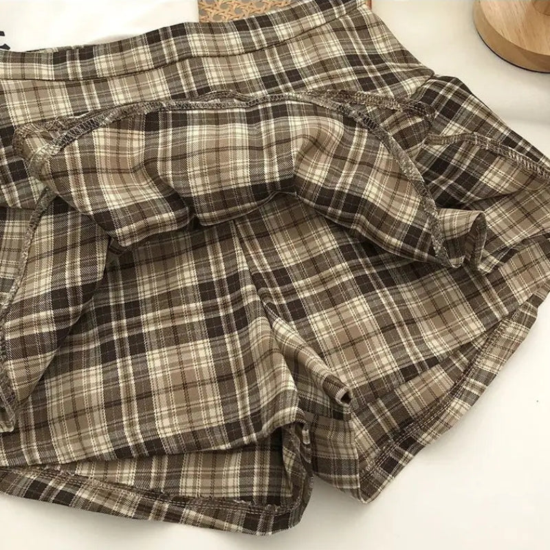 Y2K Plaid Mini Skort