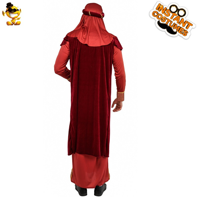 Halloween Adult Male Elder Costume For Stage Performance