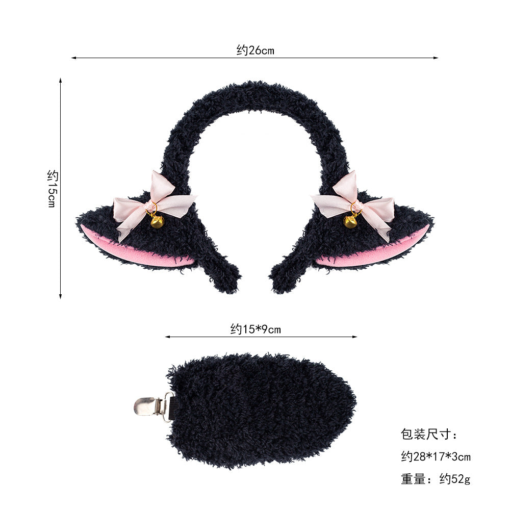 Wholesale Fluffy Lamb Ear Headband For Halloween Animal Costume