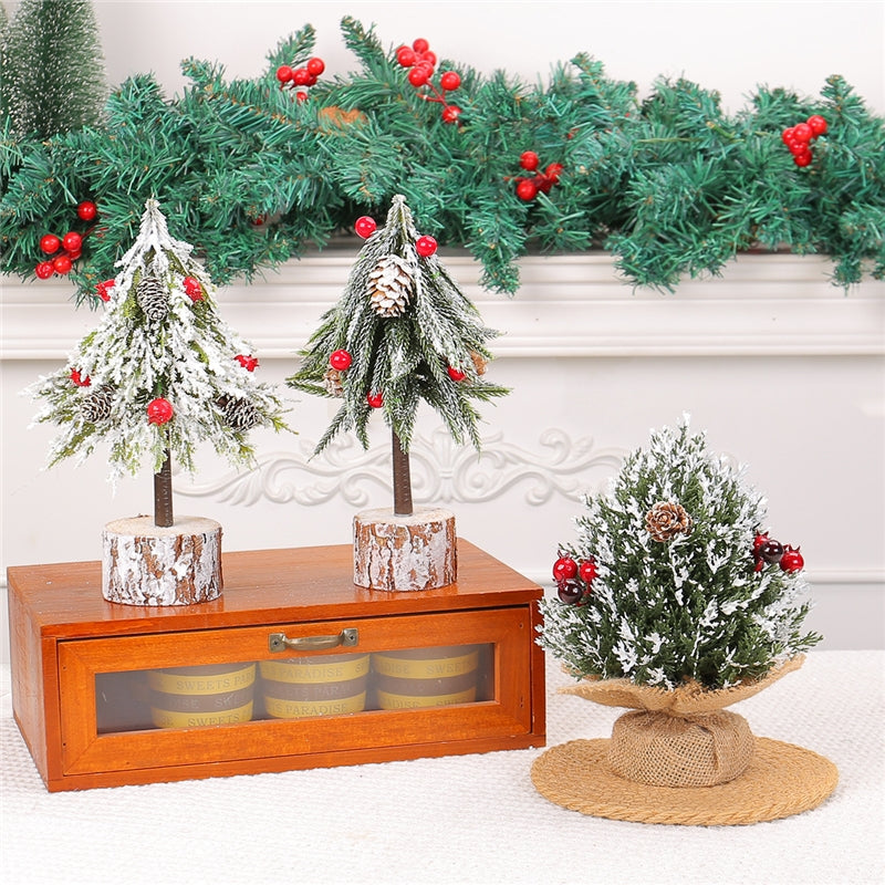 Artificial Red Berry Mini Christmas Tree
