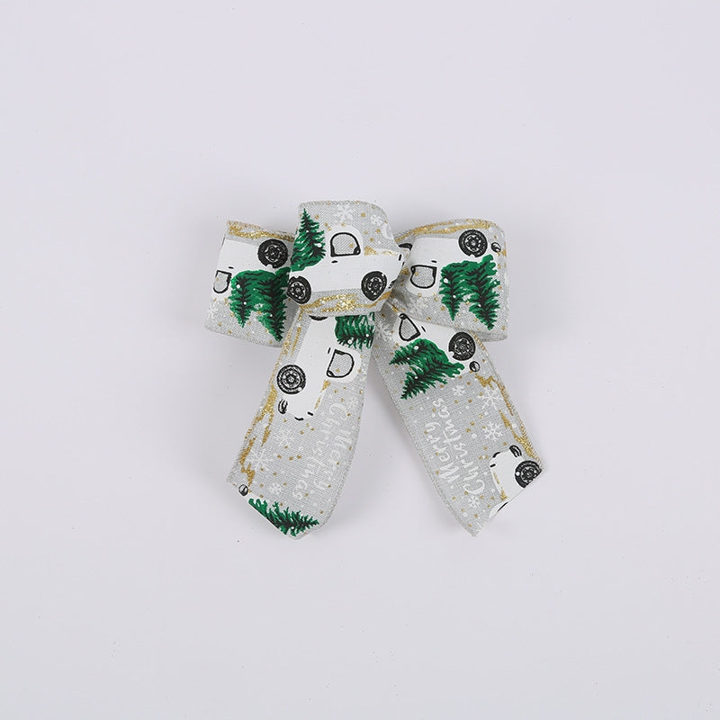 Christmas Bow Wide Ribbon Webbing
