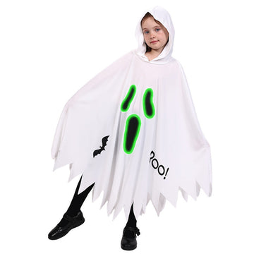 Glow-In-The-Dark Ghost Costume For Kids Halloween Party
