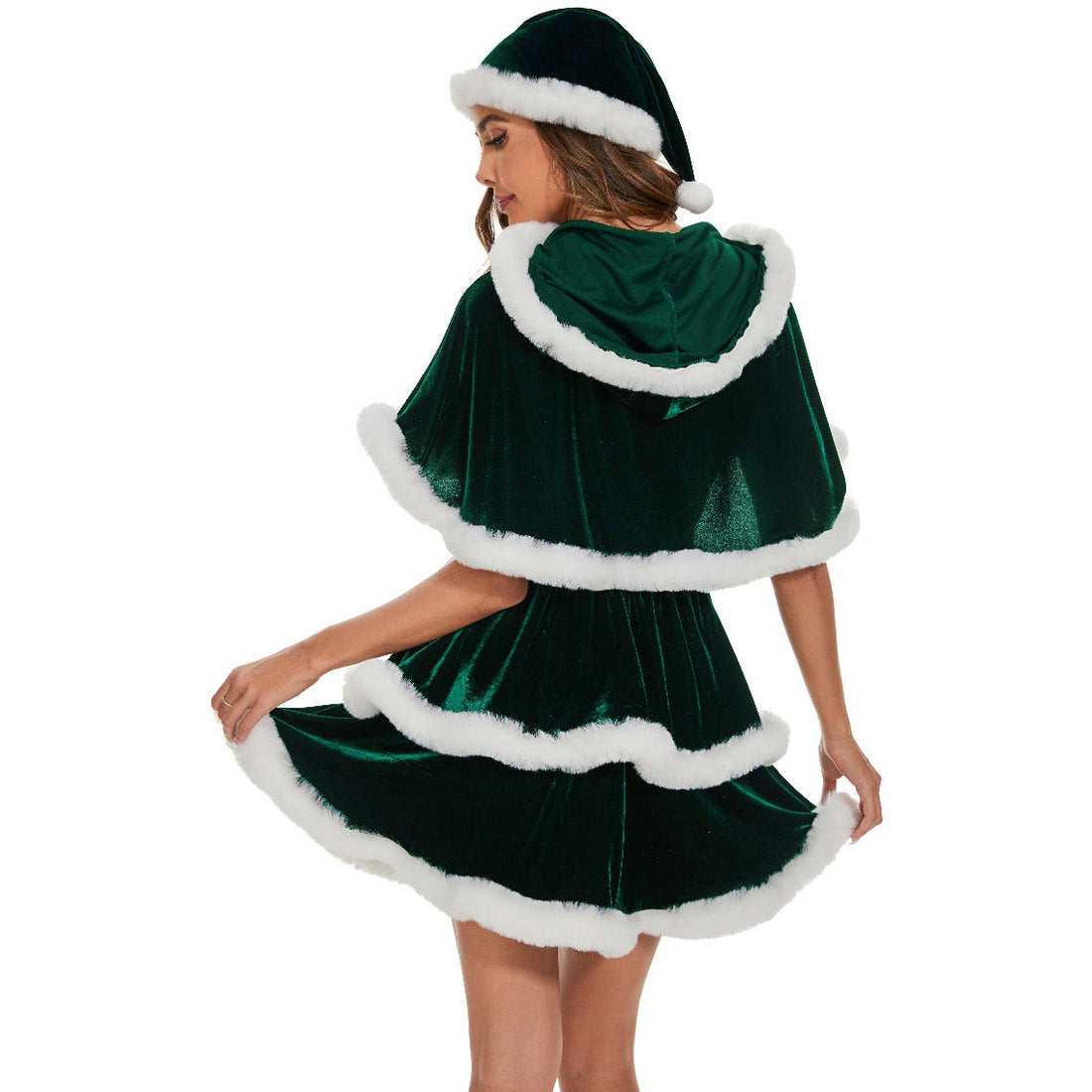 Christmas Costume Women's Party Cosplay Dress M-XL