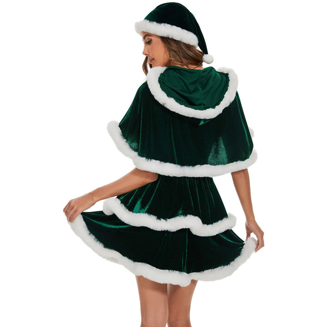 Christmas Costume Women's Party Cosplay Dress M-XL