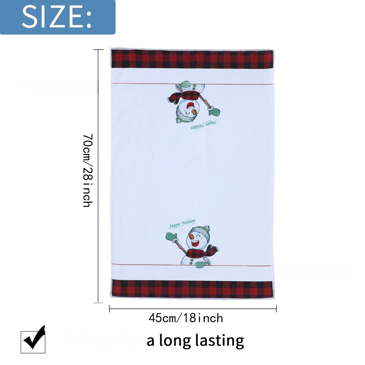 Christmas Clearance Kitchen Tea Towel Dish Cloth Polyester Microfiber