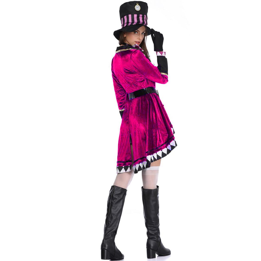 Alice Magician Costume S-XXL Halloween Circus Cosplay