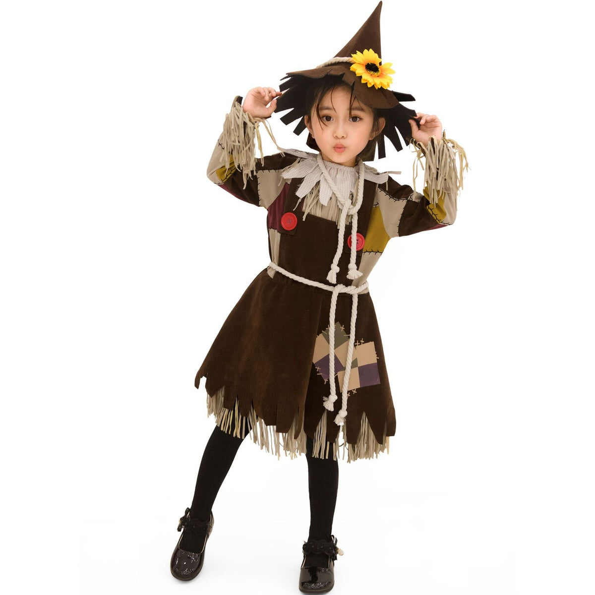Wizard Of Oz Scarecrow Costume For Girls Halloween Stage Play