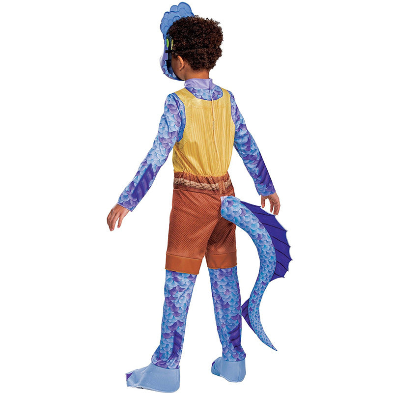 Luca Alberto Sea Monster Costume For Kids Halloween Cosplay