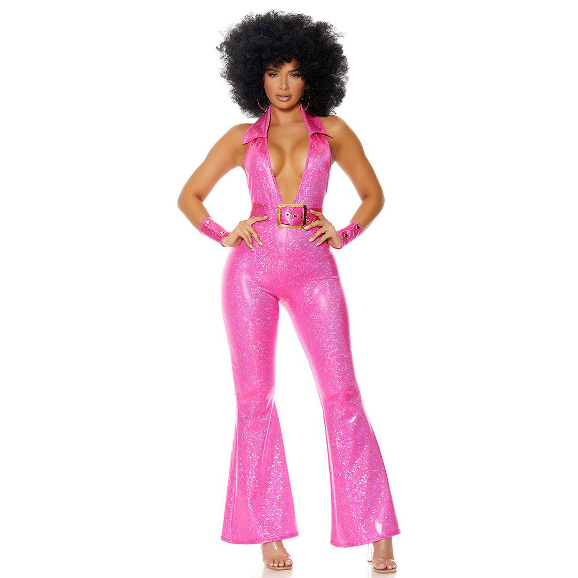 Women's 70S Disco Costume M-XL For Halloween & Cosplay