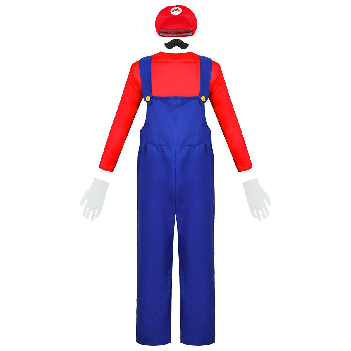 Mario Luigi Costume Adult Halloween Cosplay For Men Women