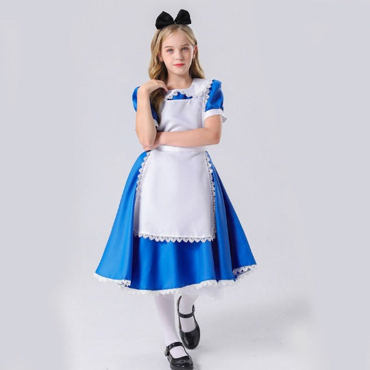 Alice Maid Dress For Halloween Cosplay Stage Performance