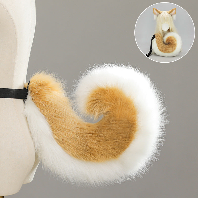 Halloween Shiba Inu Ears Tail Costume Set