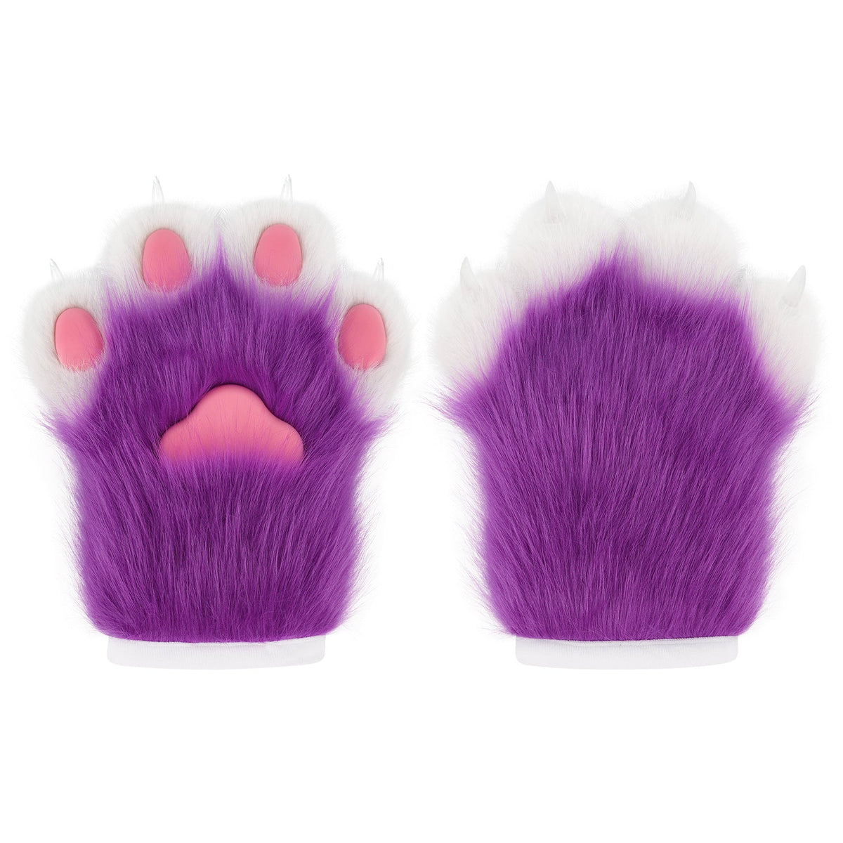 Fursuit Parts Plush Cat Paw Fox Gloves Cosplay Resin Nails In Stock