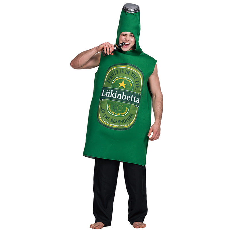 Halloween Costumes Creative Beer Bottle Cosplay