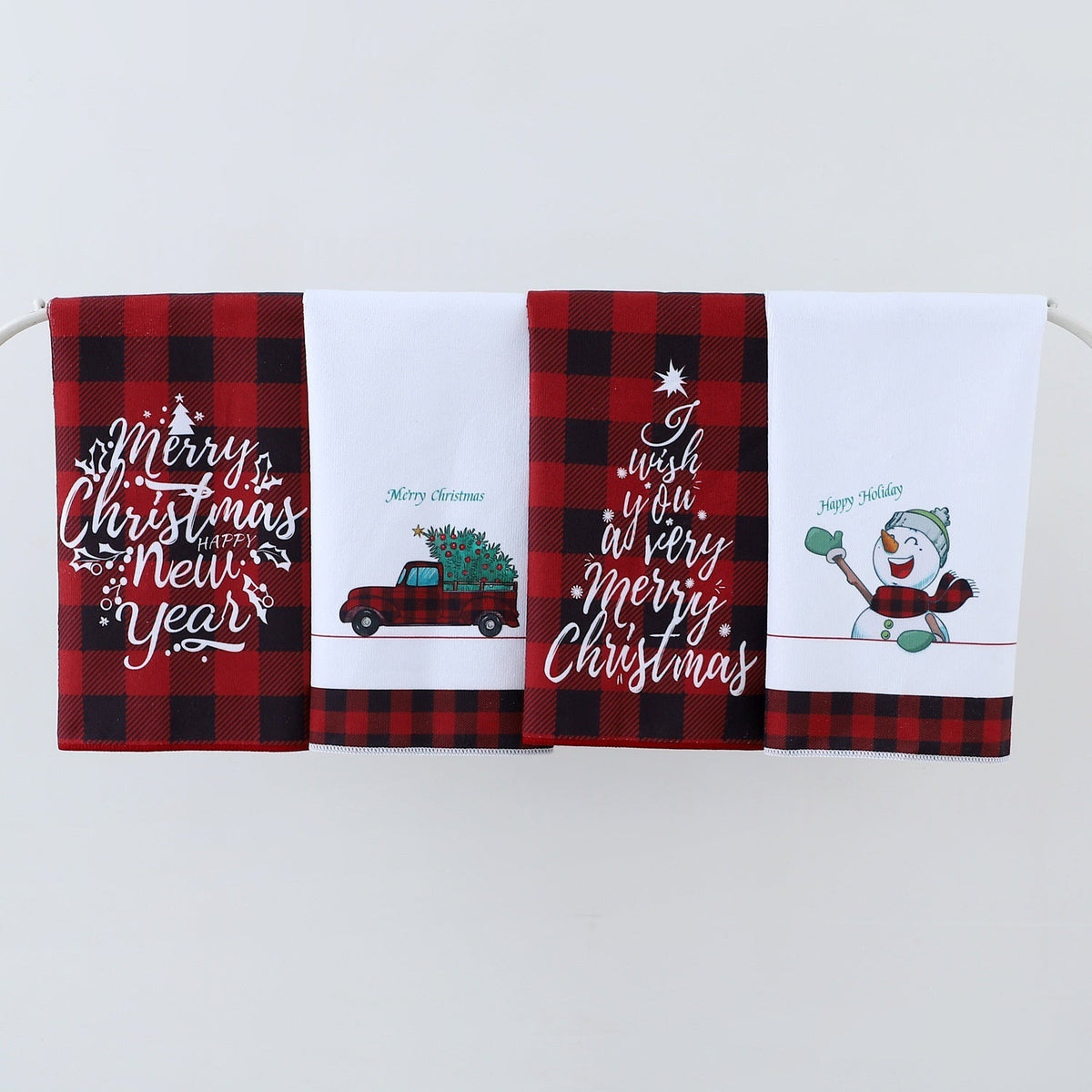Christmas Clearance Kitchen Tea Towel Dish Cloth Polyester Microfiber