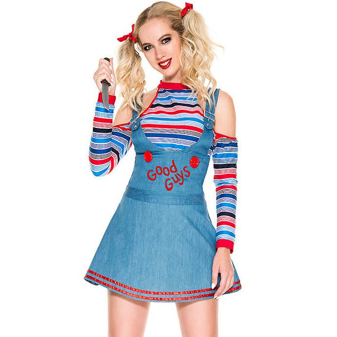 S-XXL Halloween Clown Costume For Cosplay