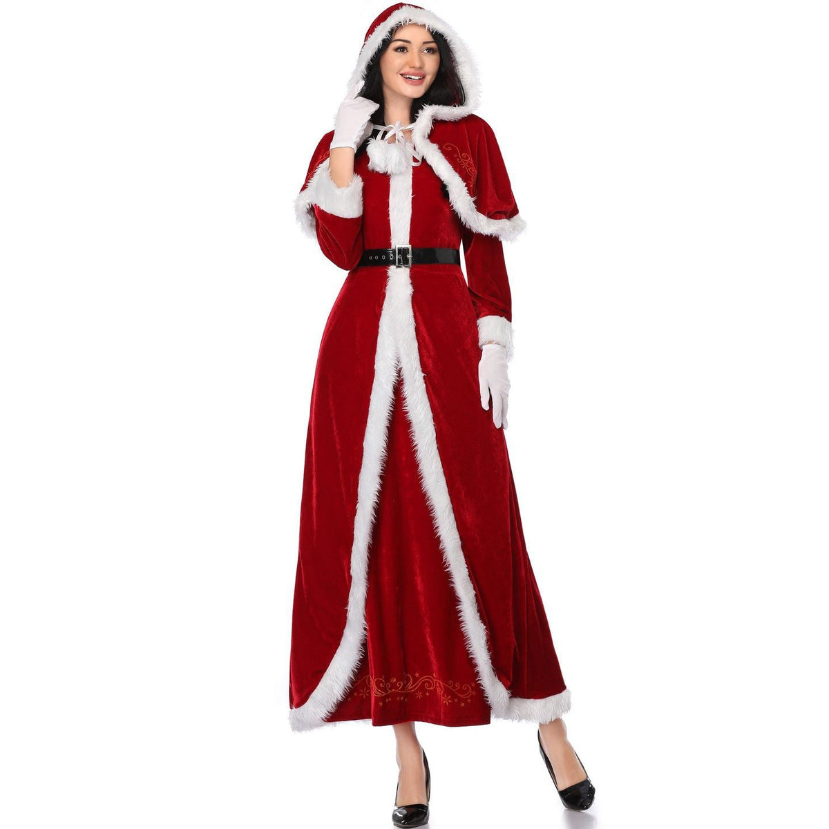 Women's Christmas Costume Sexy Queen Party Performance Outfit M-XL