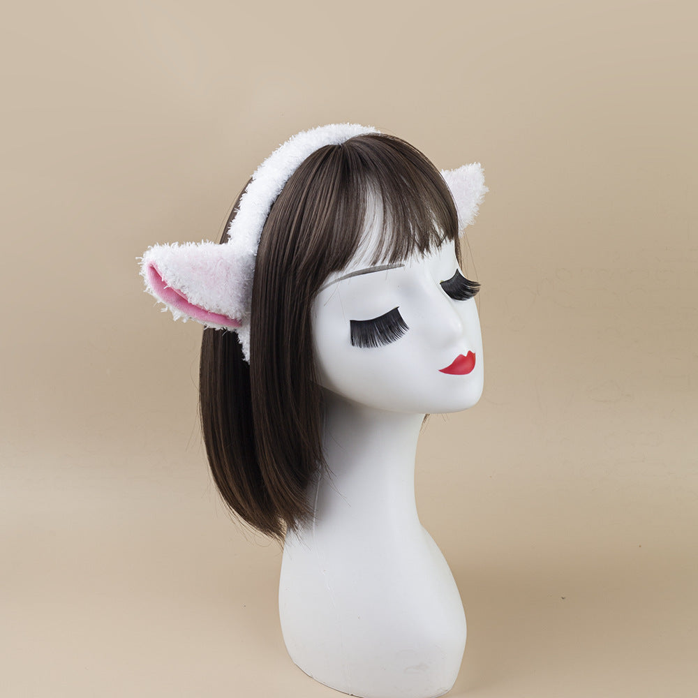 Wholesale Fluffy Lamb Ear Headband For Halloween Animal Costume