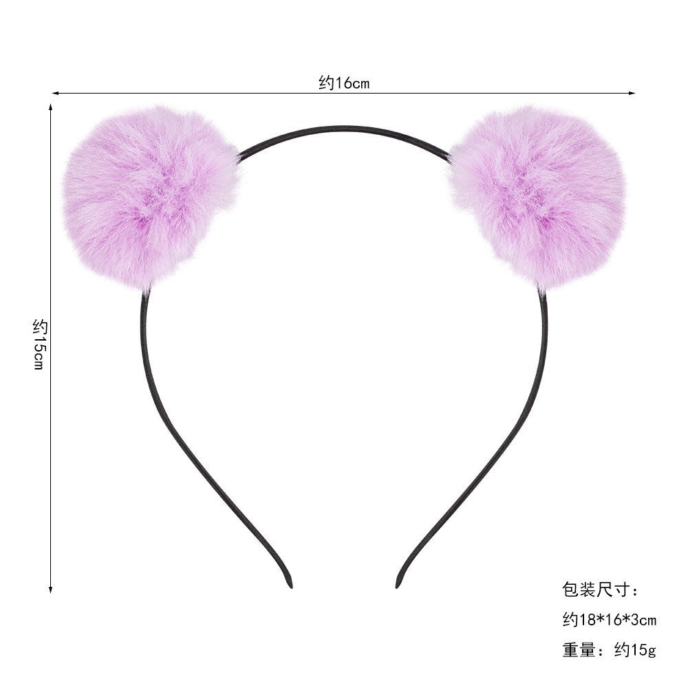 Halloween Plush Animal Headband For Kids Performance