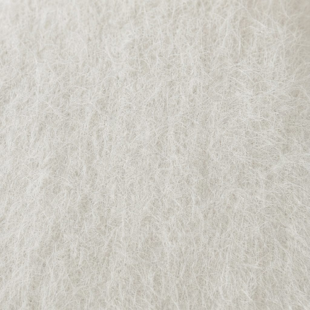 Fuzzy-Knit V-Neck Mini Dress