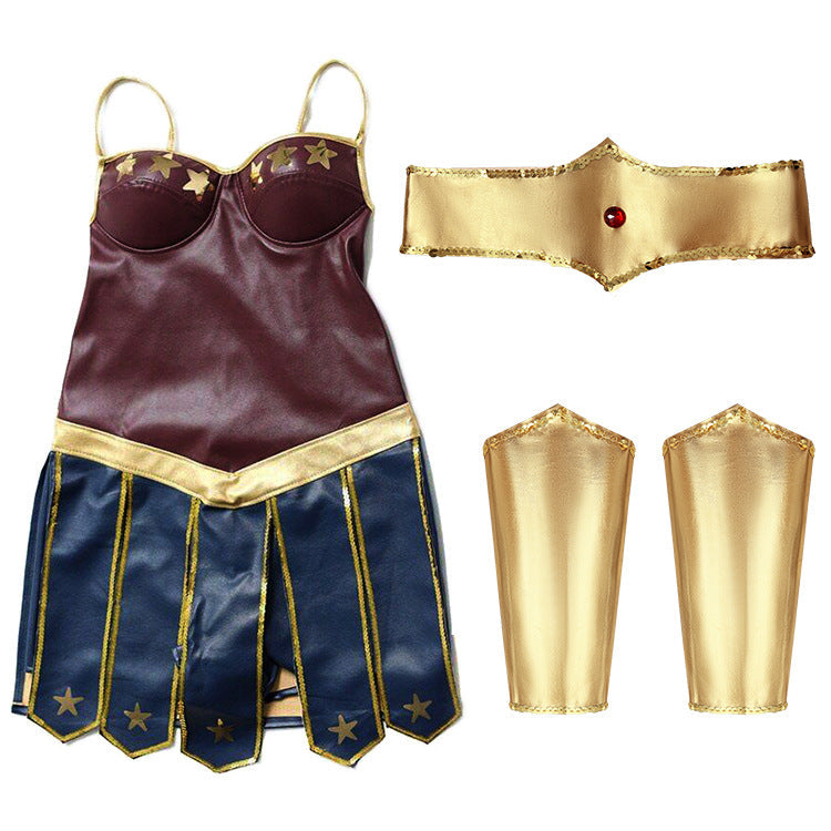 Amazon  Wonder Woman Greek Goddess Halloween Cosplay Costume