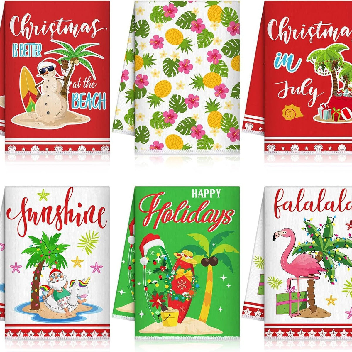 Temu Christmas Kitchen Towels Wholesale Heat Transfer Printing