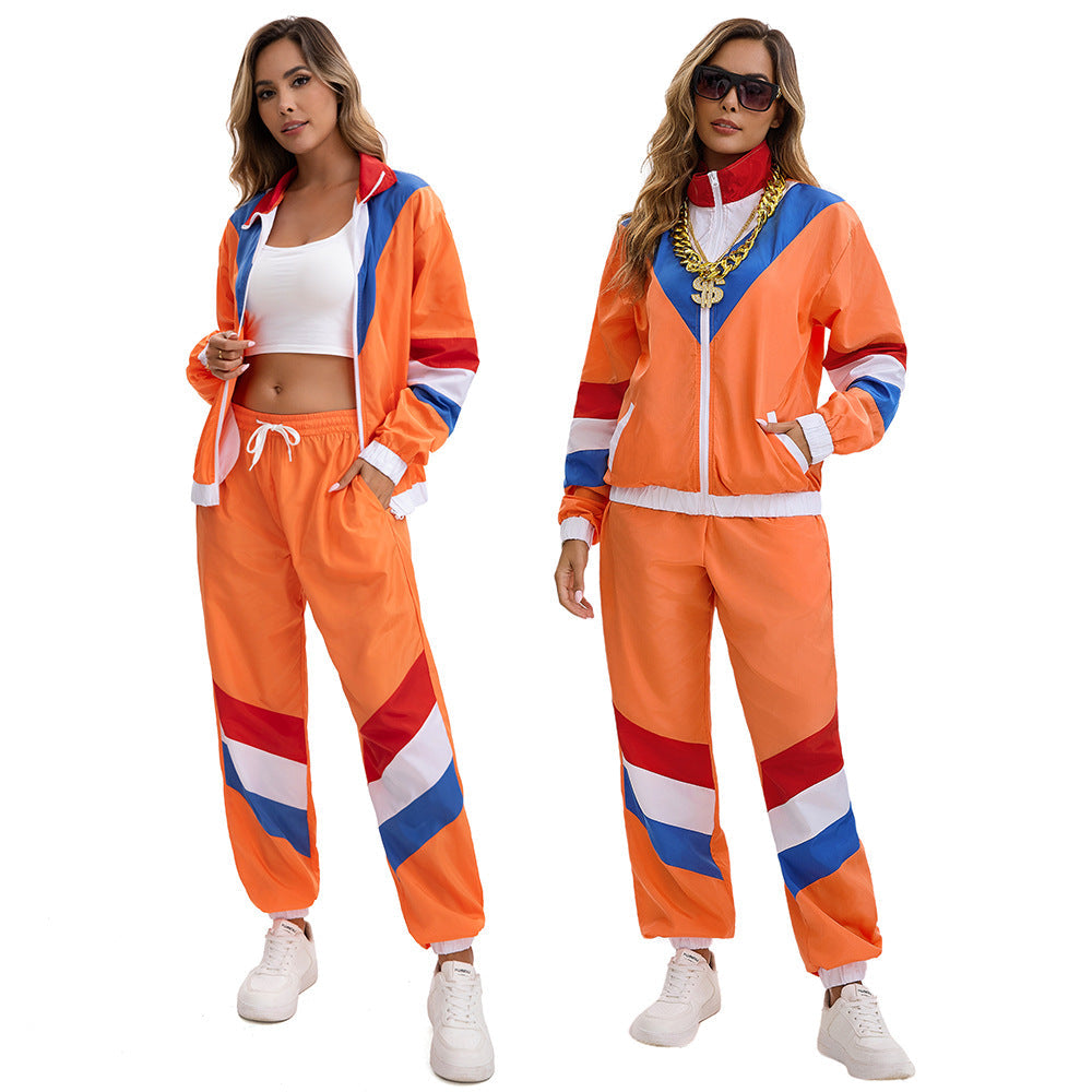 80S Disco Retro Costume For Halloween Party Stage Performance