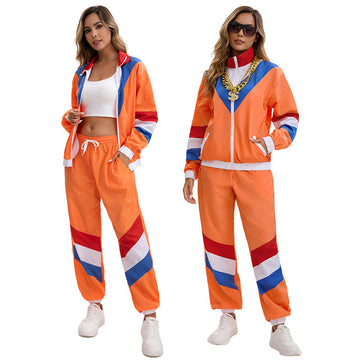 80S Disco Retro Costume For Halloween Party Stage Performance