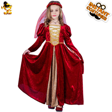 Medieval Renaissance Princess Dress For Halloween Cosplay