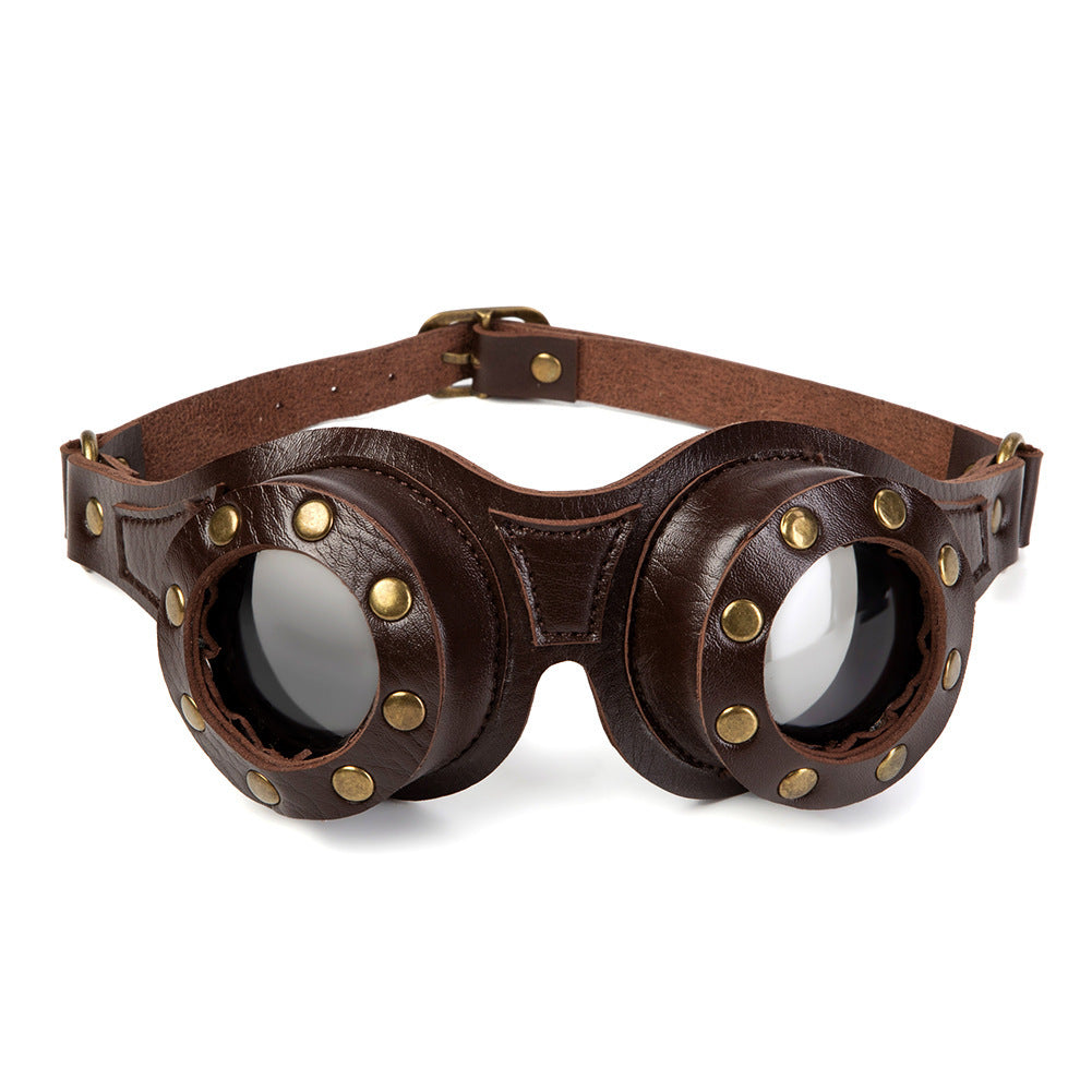 Steampunk Industrial Retro Goggles For Halloween Cosplay Gothic Outdoor Accessories