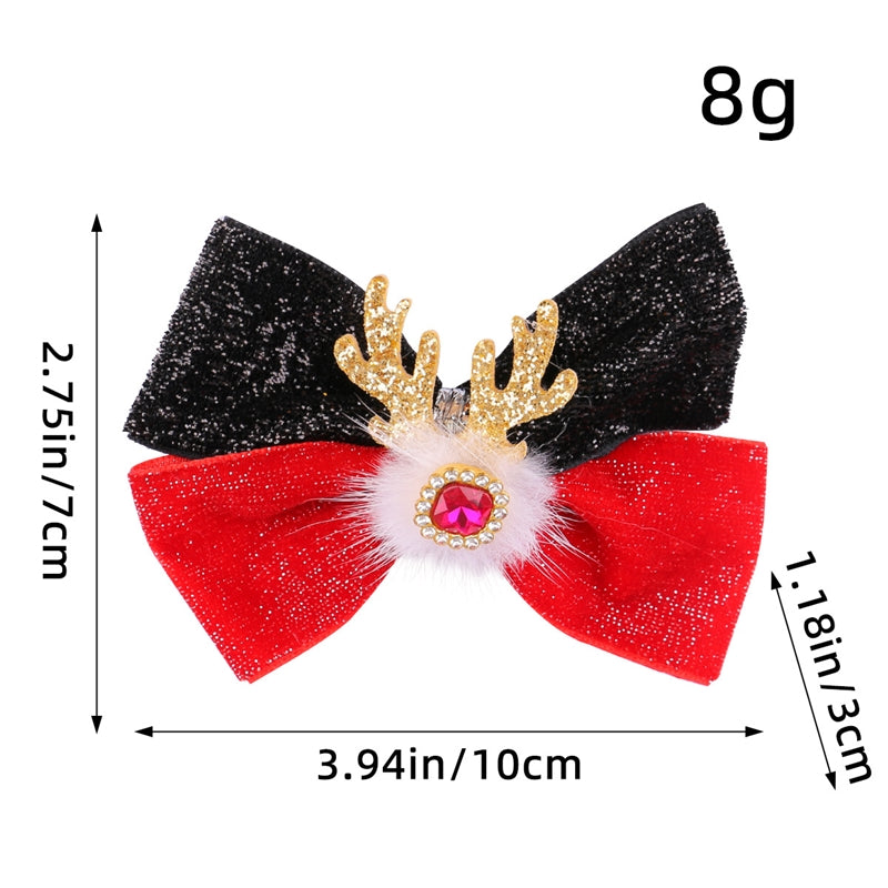3D Christmas Deer Antler Hair Clip