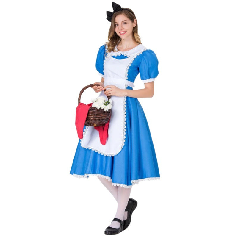 Alice Maid Dress For Halloween Cosplay Stage Performance