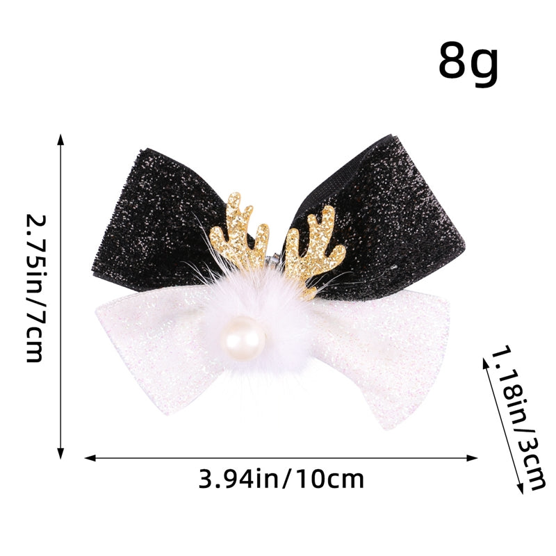 3D Christmas Deer Antler Hair Clip