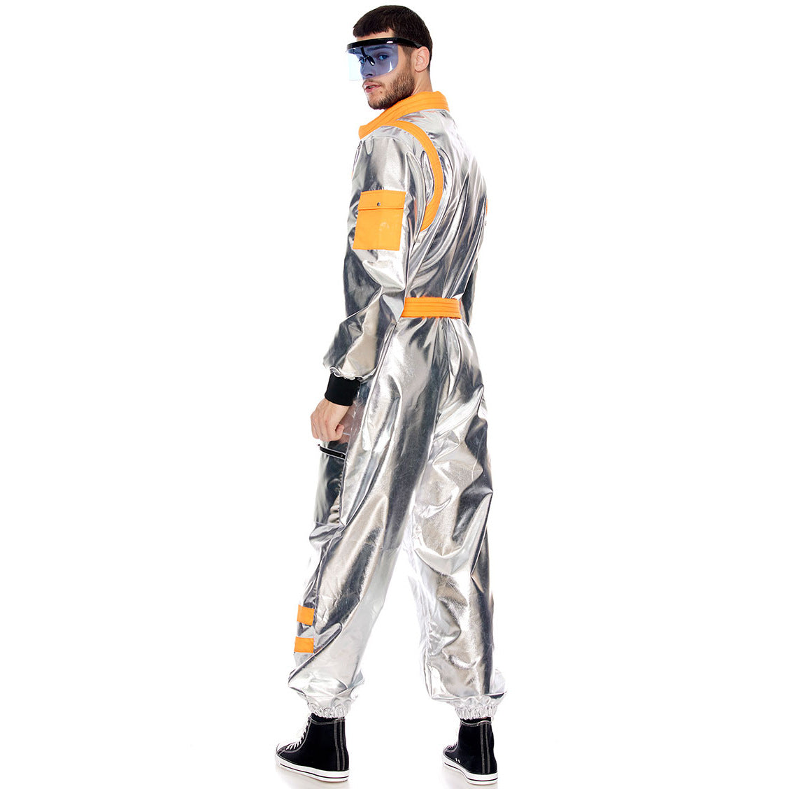 Men's Astronaut Costume M-XL Halloween Cosplay Space Suit