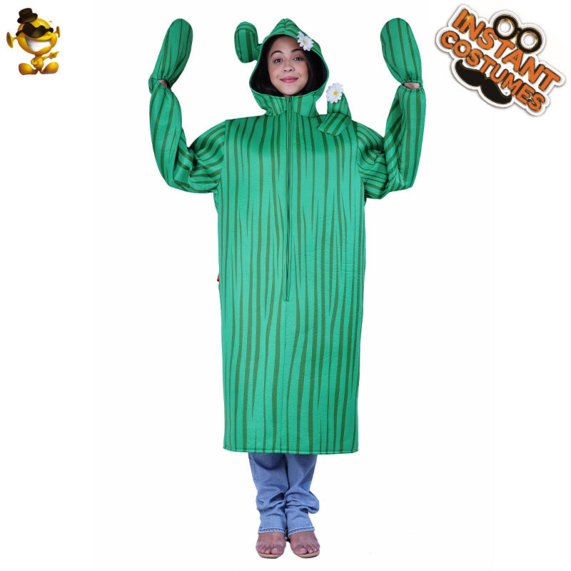 Funny Cactus Couple Halloween Costume Stage Role Play