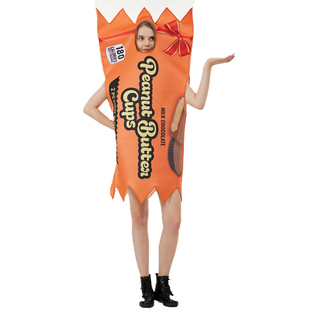 Halloween Costume Halloween Peanut Butter Chocolate Bar Cosplay