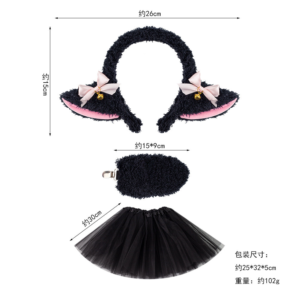 Wholesale Fluffy Lamb Ear Headband For Halloween Animal Costume