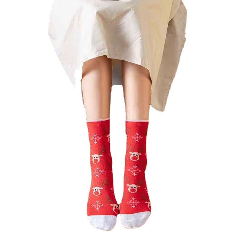 Cartoon Pattern Christmas Stocking