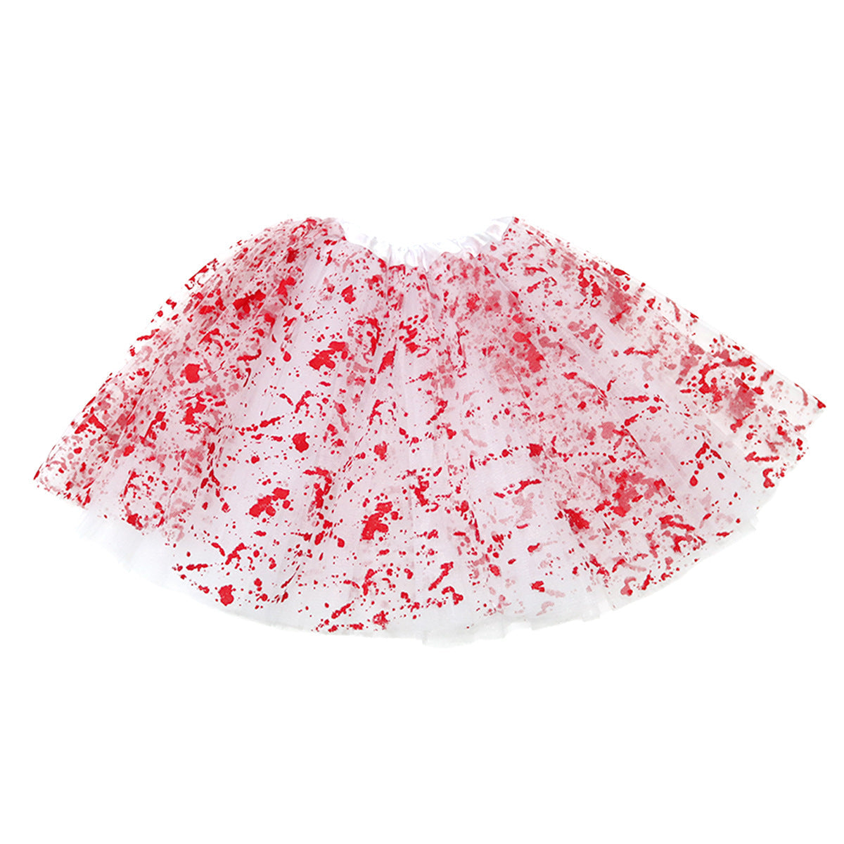 Halloween Blood Red Tutu Skirt Cosplay Costume